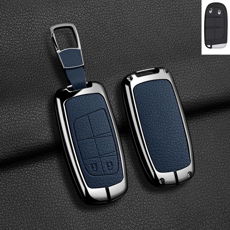 Metal Car Smart Key Case Cover Remote Control Protection Keyless Holder Fob Shell For Fiat Freemont Toro 500L 500X 2016-2018