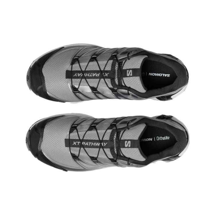 SALOMON Xt-Pathway Comfortable Casual Breathable Low-Top Outdoor Functional Shoes Unisex Shoes Gray 471353