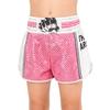 Boxershorts für Kinder (Jungen und Mädchen) mit elastischem Bund, glänzenden Pailletten, Farbblockmuster und Seitenschlitzen