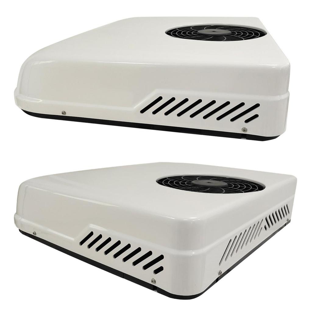 RV Rooftop Air Conditioner: 12V/24V Silent Cooling with Double Rotor Compressor