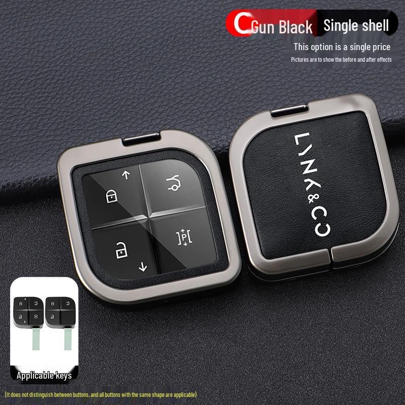 Lynk & Co 08 Schlüsselhülle 2023: Metall-Schnallen-Schutzhülle für 08EMP-Fernbedienung