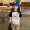 Kids Cotton Short Sleeve T Shirt Summer Thin Casual Round Neck Top Unisex Half Sleeve Tee