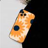 Art Flower For IPhone 15 16 14 Plus 13 12 11 17 Pro Max 17 Air Black Soft Phone Cover