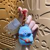 Cartoon Capybara Silica Gel Key Ring Animal Slow Rebound Toy Slow Rising Squeeze Toy  Children Toys