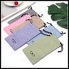Glasses Bag Microfiber Linen Colorful Fashion For Men Women Sunglasses Eyeglasses Glasses Box Dust Proof Portable Soft