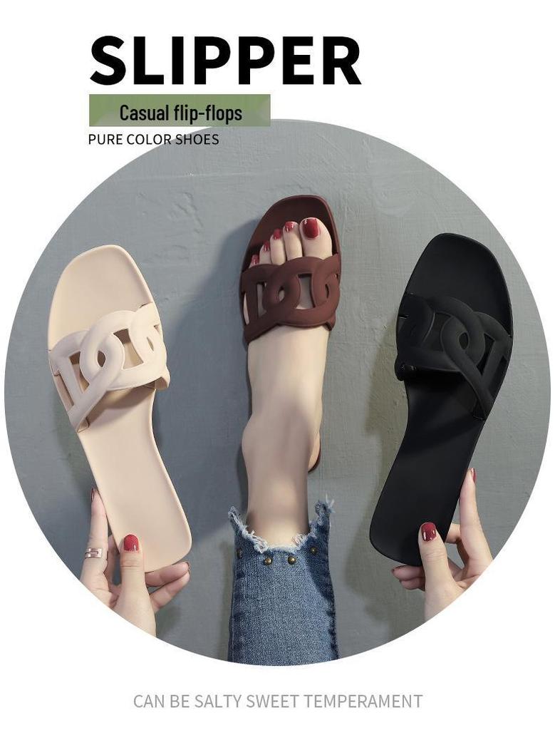 Damen Trendige Sommer Flip-Flop Hausschuhe - Lässiger Koreanischer Stil