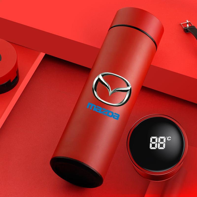 Intelligente Isolierbecher Thermos-Vakuumflasche Edelstahl-Vakuumkessel für Mazda 3 bk bl 323 Axela Atenza CX-3 CX-4 CX5
