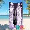 Customizable personalized beach towels Byakuya Kuchiki themed designs.Suitable for the beach, yoga, sports;ideal as beach accessories