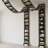 2 ks Polyesterová fóliová páska Pozadí Dekorace Divadelní téma Filmový fotorámeček Banner Dětská párty