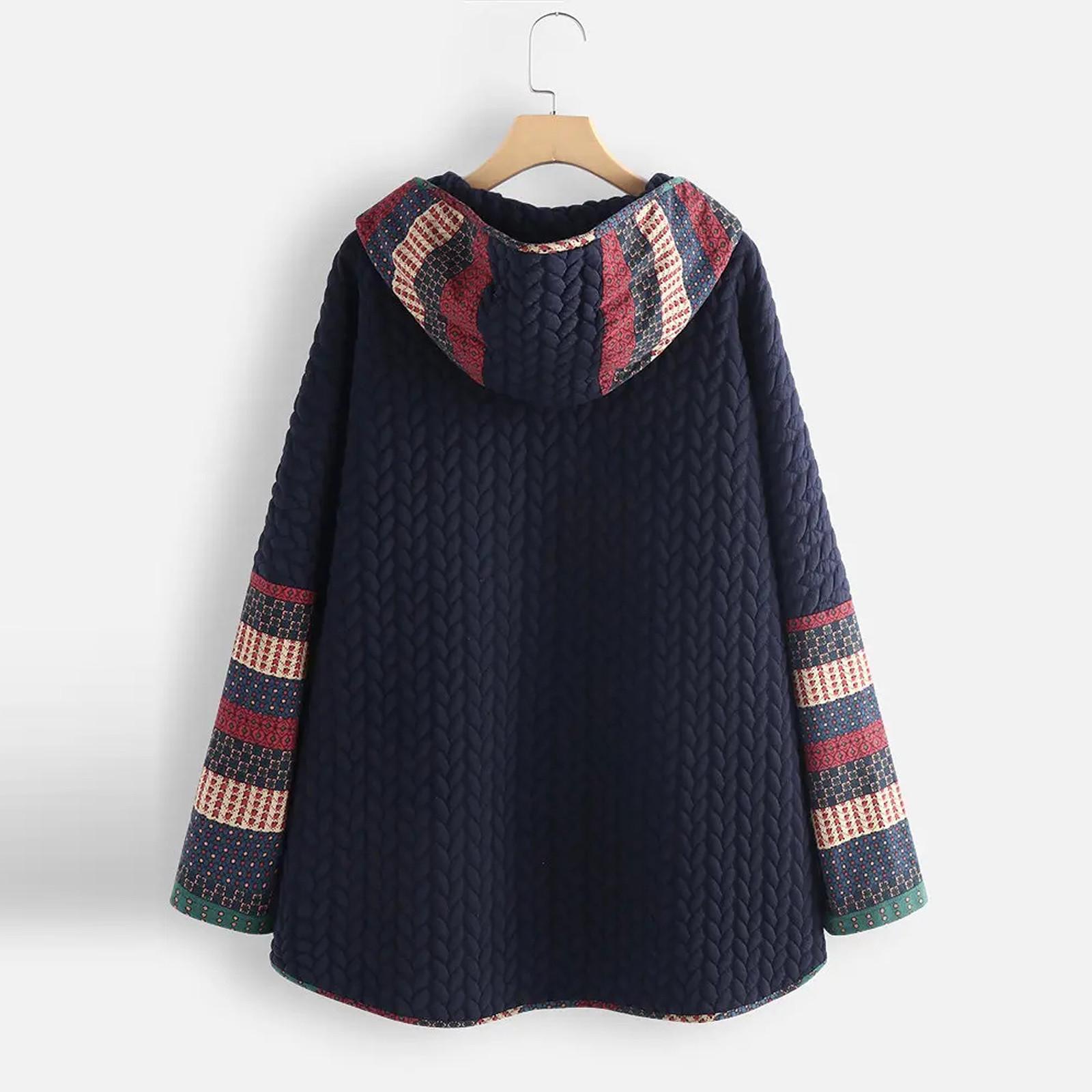 Женская мода в стиле ретро с принтом и пуговицами — фото 4