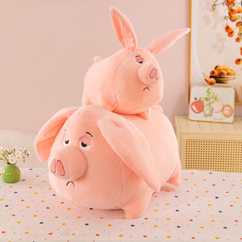Nezha Taiyi Real Person Mount Flying Pig Doll Long-eared Pig Plush Toy Piglet Throw Pillow Fat Piglet Doll