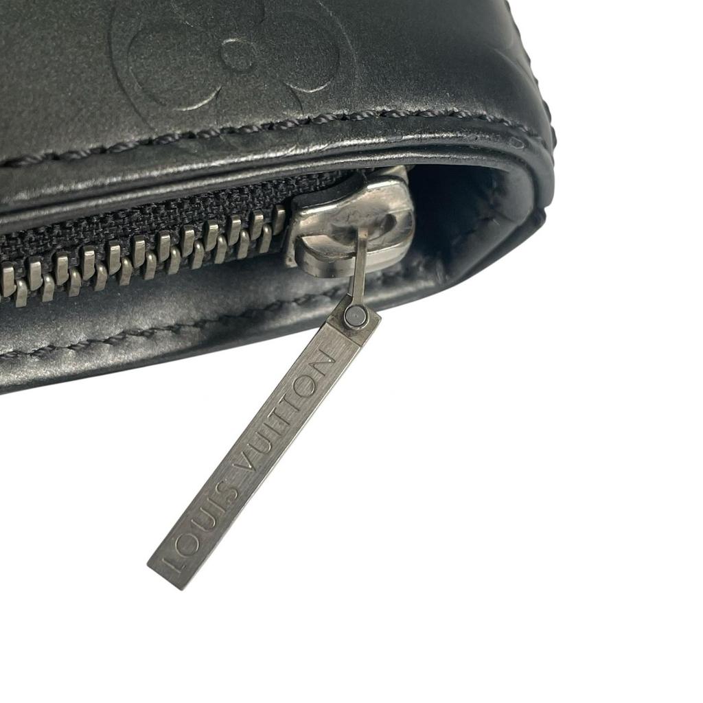 Louis Vuitton Stockon M55112 Handbag Black Women Used