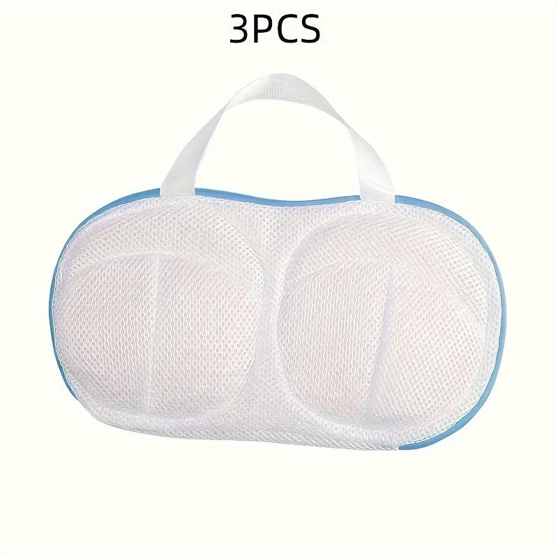 

3pcs Bra Washing Bags - Large, Anti-Deformation, Delicate Laundry Bags for Washing Machines | Gray, Blue 3pcs синий