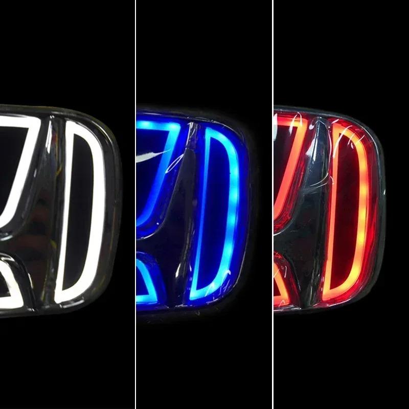 AAALV1 5D Car Rear LED Emblem Light Badge Sticker for Honda Logo Fit Civic Accord Odyssey Pilot CRV XRV City Auto Decals Accessories
