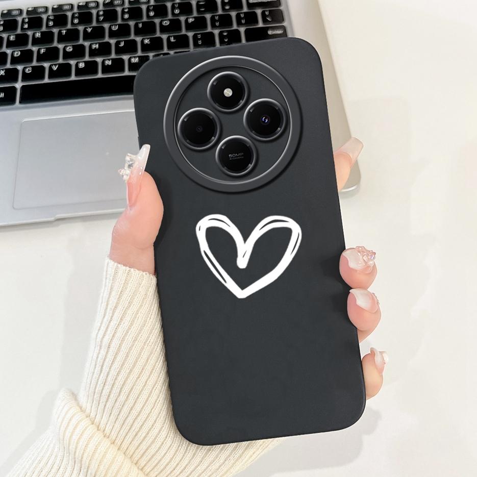 Für Xiaomi Redmi 14C Hülle Stylische Sonnenblume Hübsche Mädchen Rückabdeckung Weiche TPU Handyhülle Für Xiaomi Poco C75 C 75 Redmi14C Fundas