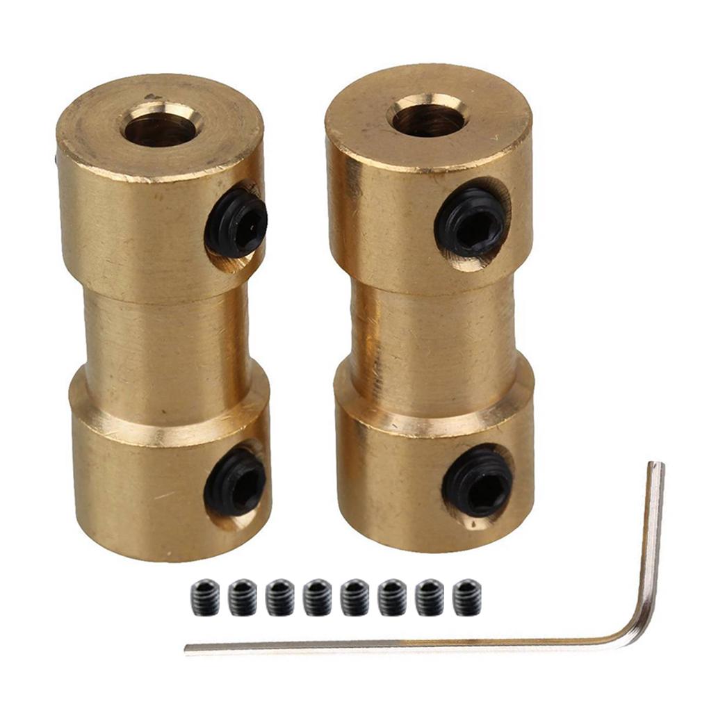 Inner Diameter: 2mm to 4mm Power Transmission 5Pcs/Lot Shaft Couplings Motor Copper Shaft Coupling Coupler Connector Sleeve Transfer Joint Adapter Inner Diameter: 2mm to 4mm Power Transmission 5Pcs/Lot Shaft Couplings Motor Copper Shaft Coupling Coupler Connector Sleeve Transfer Joint Adapter