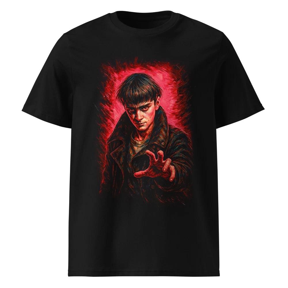 Stranger Things Will Byers T Shirt  Upside Down Horror SciFi Fan Tee Black L