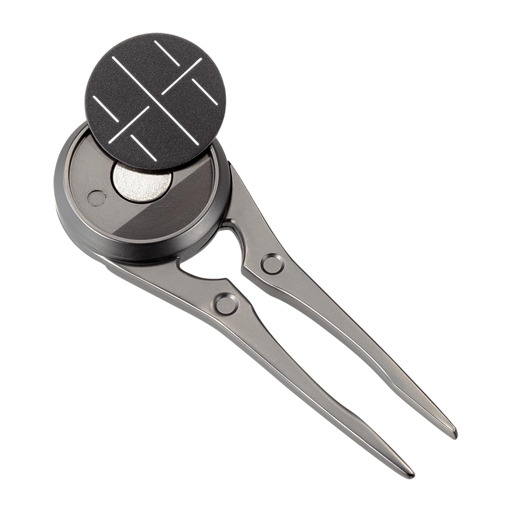 LITE divot 2-way tool, black, T-302(080)