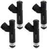 4-Color Plastic Fuel Injector Nozzle for Ford E-150/E-250 - Black