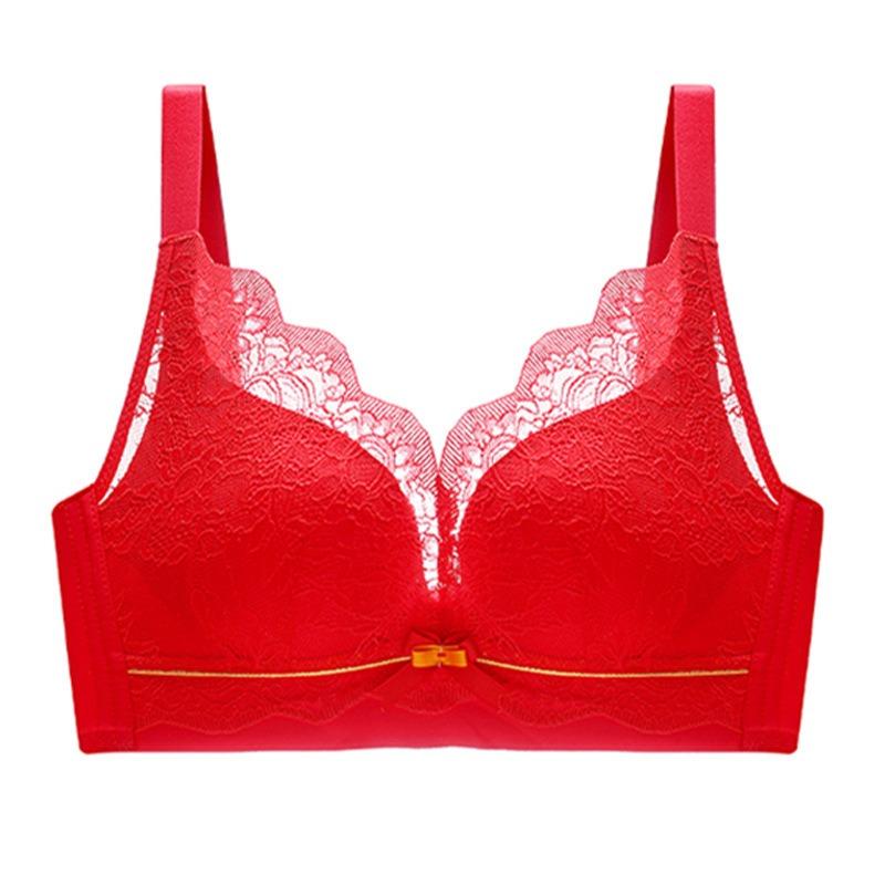 Nová krajková latexová podprsenka Dívčí oblečení Collect Boční prsa Nastavitelná neocelová kroužková podprsenka