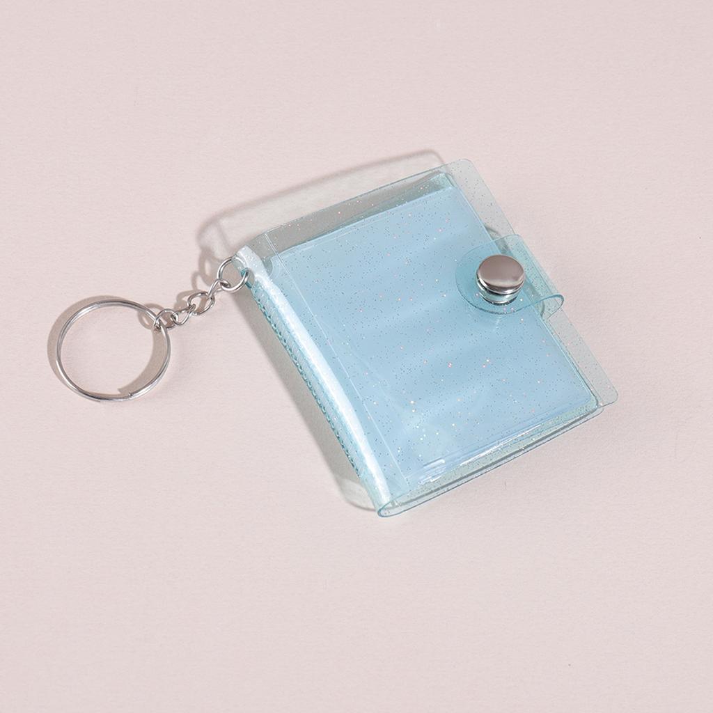 1-2 inch mini photo album binder, keychain style, pocket photo album binder, portable photo card holder, a gift for friends