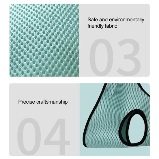 Pet Grooming Hammock Breathable Mesh Dog Grooming Sling Cat Restraint Hammock with Security Strap for Small Medium Dogs Cats Nail