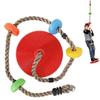 Columpio de cuerda para niños con plataformas y plataforma para juegos infantiles