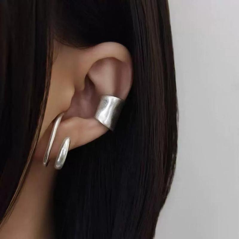 Mode Retro Damen Ohrklemme Ohrring Klassisch C-Form Trendige Earcuff Ohrringe Mädchen Geschenk Einfacher Täglicher Schmuck