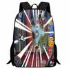 Cuphead Student Backpack Cartoon Teacup Head Backpack Lightweight 123 Grade Boys and Girls