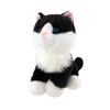 Ragdoll Tabby Cat Plush Toy - Sitting Kitten Comfort Doll