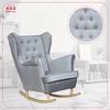 Diana Rocking Chair, Scandinavian, Family Meble, Grey, Light Grey
