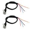 HAMILO Motorcycle Handlebar Switch Approx. 12V Warning Light Hazard Light