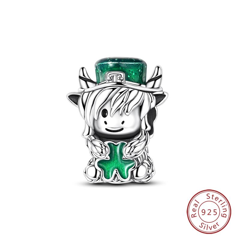 

Copper Charms Beads Blue Luminous Whale Shark Seahorse Dolphin Fit Women Fine Diy Jewelry Gifts