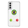 Brazil Brazilian flag Football Phone Case For Samsung Galaxy S23 S22 Ultra S20 S21 FE 5G S10 S10E S9 S8 Plus 4G Soft Clear Cover