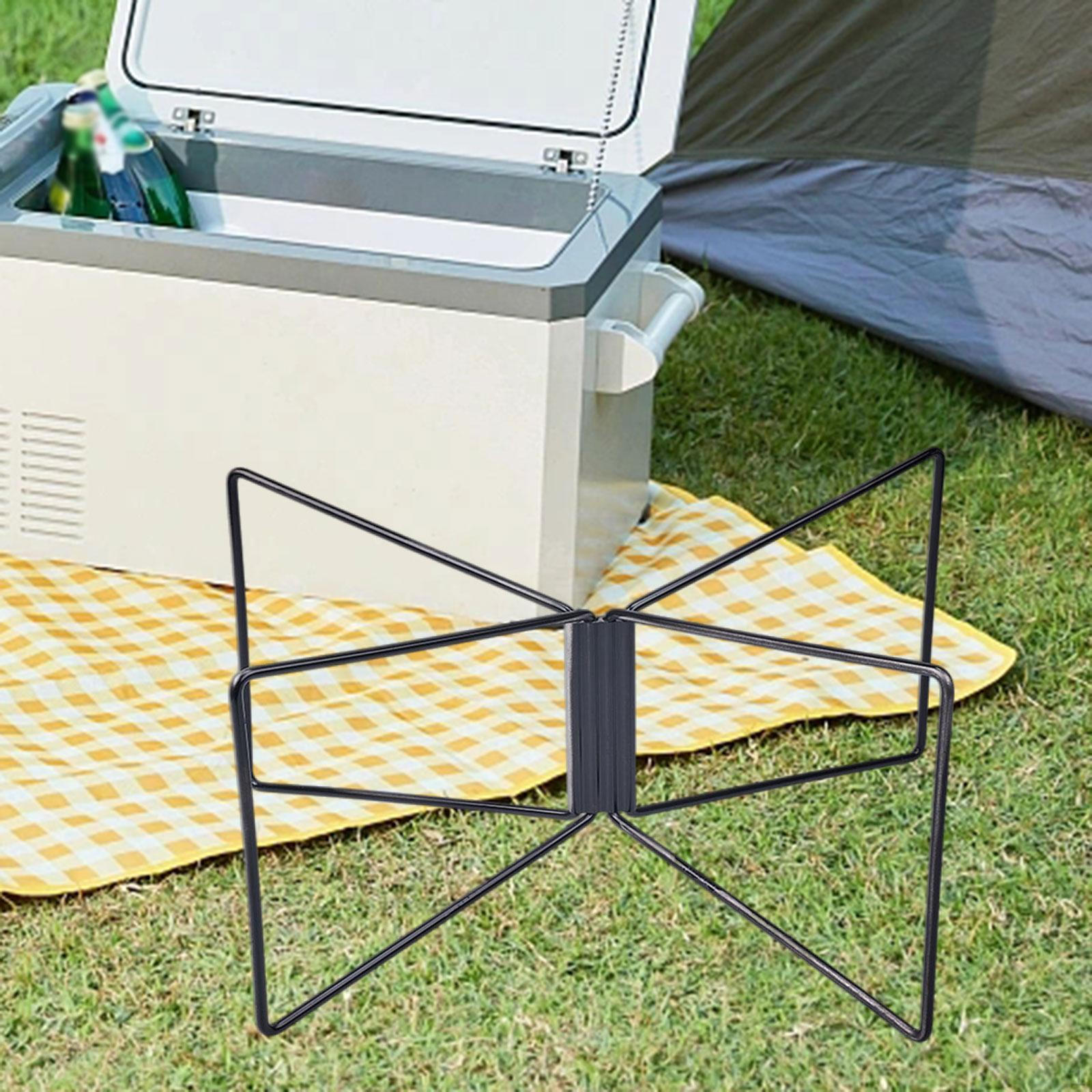 

Складная подставка для холодильника, держатель для льда из алюминиевого сплава, прочный чемодан чёрный