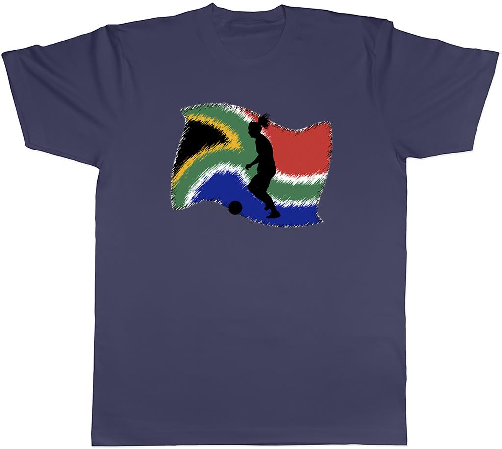 South Africa Flag Womens Football Mens Unisex TShirt Tee