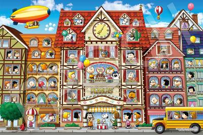Epoch 1000 Piece Jigsaw Puzzle PEANUTS Snoopy Peanuts Window Collection (50 X 75cm) 12-621s with Glue and Spatula with Score Ticket EPOCH