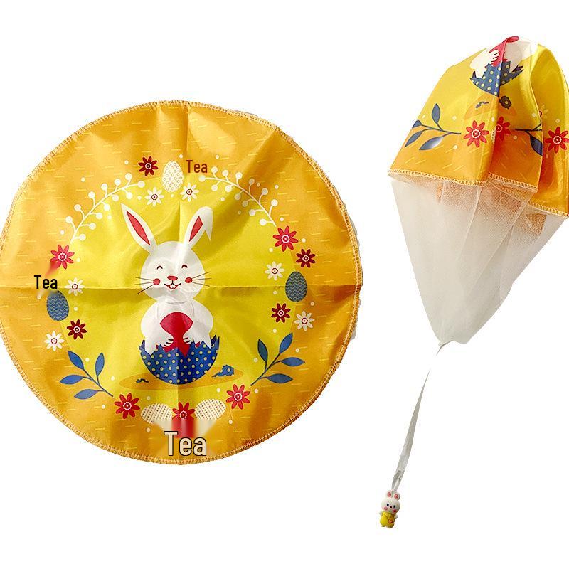 Kids' Hand-Thrown Parachute Toy for Outdoor Fun - Perfect for Kindergarten, Chicken Dinner Airdrops, Easter, and New Year’s Gifts