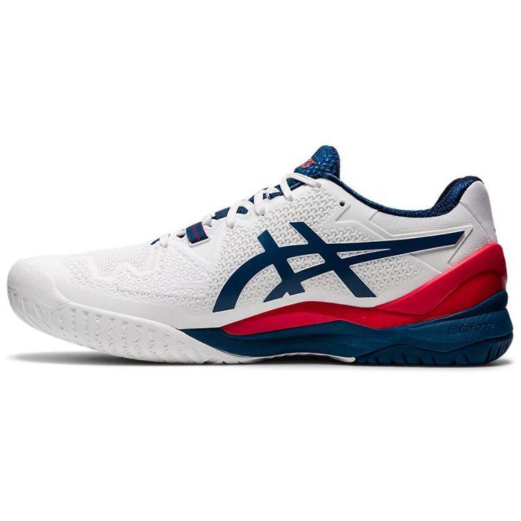 

Asics Gel Resolution 8 White Mako Blue Men Sneakers 1041A079-103 45