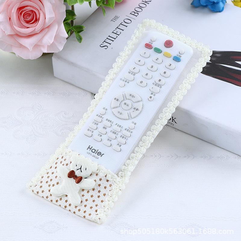 Fabric Remote Cover - Transparent Dustproof Case for TV/AC/Set-Top Box Remote Control Panel