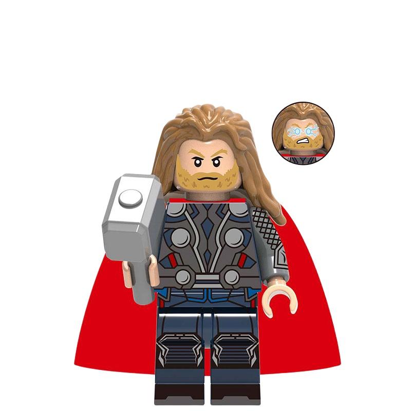 Superhero Building Blocks Figure Abs Plastic Toy 4.5cm Height