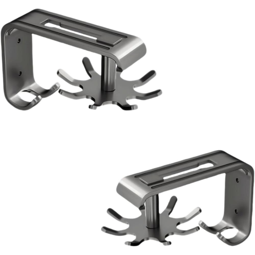 

Kitchenware Storage Rack 360° Rotating Kitchen Hook Pot Bowl and Spoon Storage Utensil Organizer Wall-mounted Storage Rack