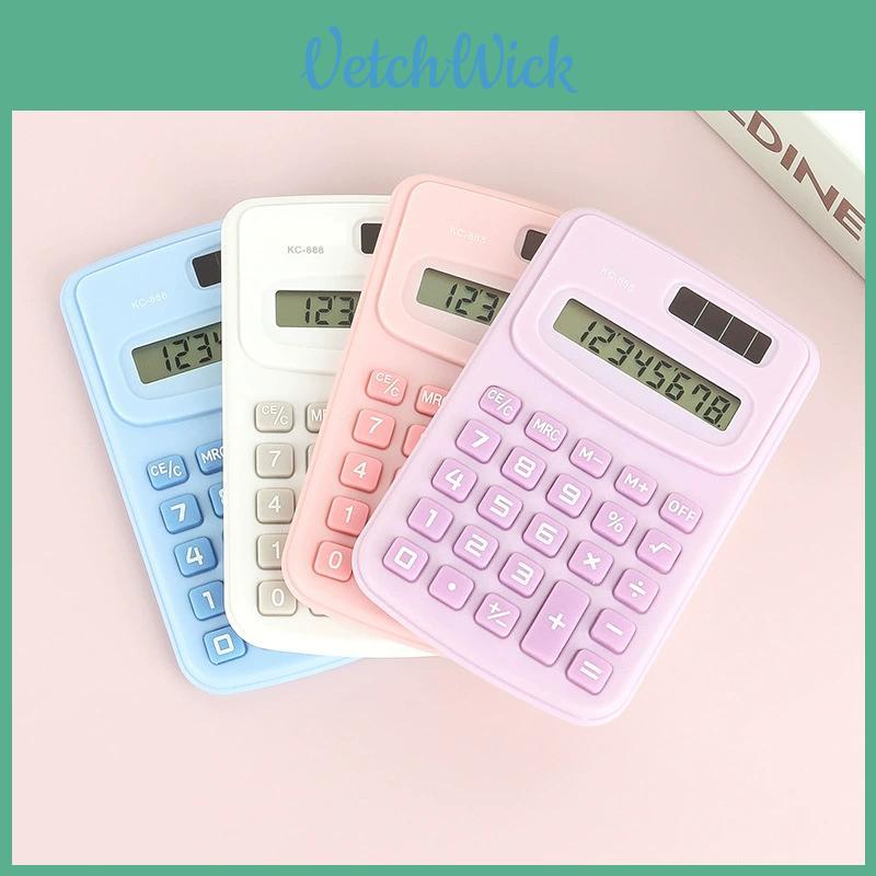 Cute Mini Colorful Calculator For Students Portable Slim Design Ideal For Kids And Gifts