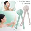 Electric Long Handle Bath Brush with 5 Brush Heads - Powerful Scrubbing
