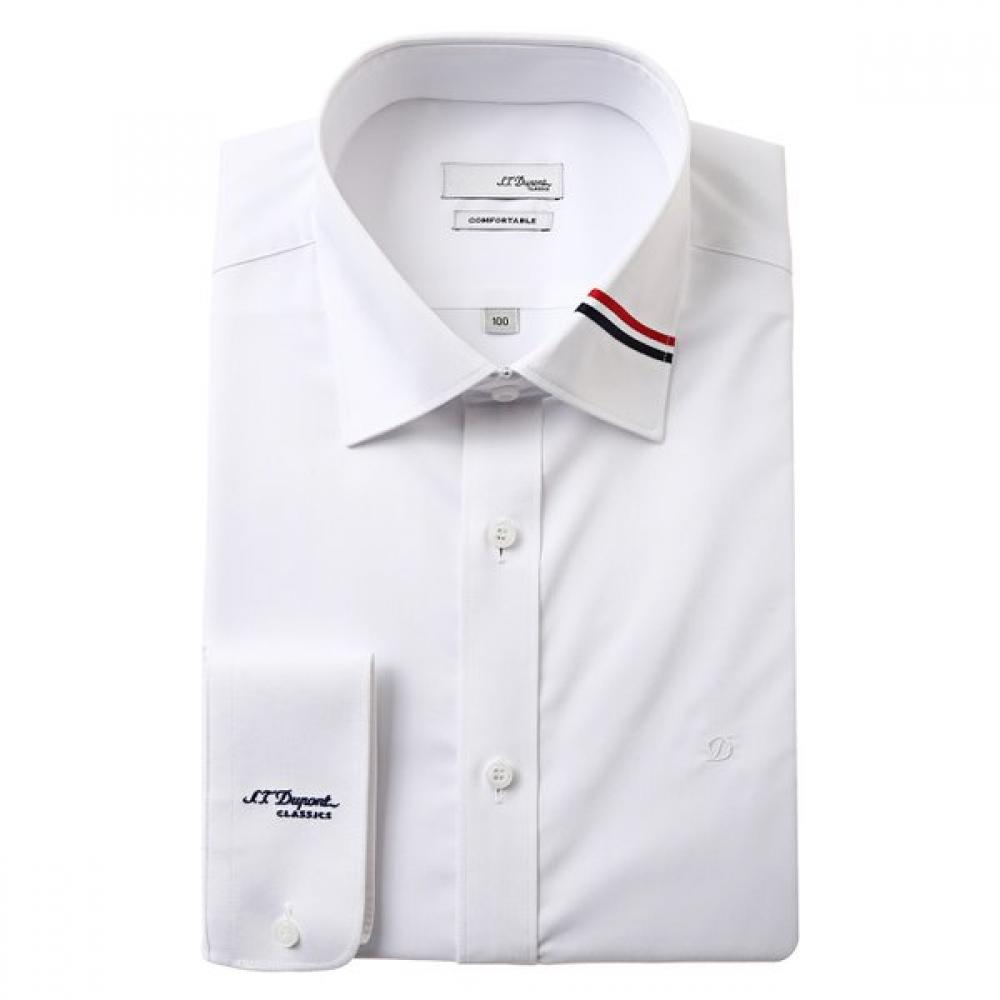 S.t. Dupont Tricolor Slim Fit Long Sleeve Shirt Se5sm22ls933swh 95