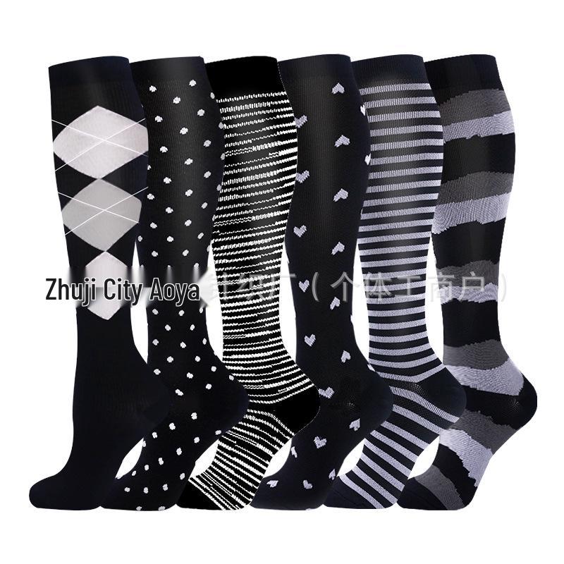 Cross-border Over-the-Knee Compression Yoga & Sport Socks Set