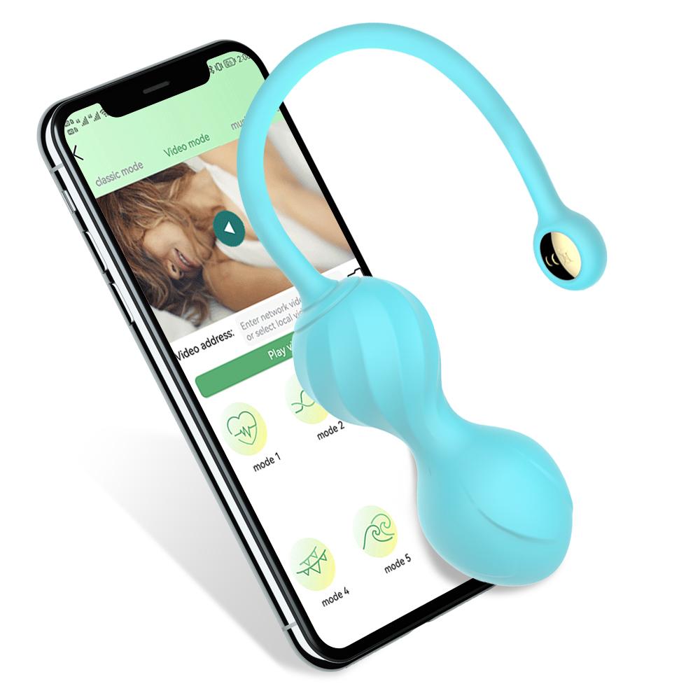 Ladies Vibrator Wireless Phone APP Remote Control Dildo Female Outdoor Vibrating Egg Sex Toy