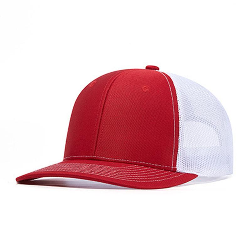 Customized Printed Logo Slightly Curved Brim Duck Tongue Hat Women's Outdoor Sunshade Net Caps Men's Hiking Baseball Hats