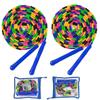 Double Dutch Seilspringen 16 Fuß 2er-Pack Langes Seilspringen Kinder Erwachsene Seilspringen Weiches Perlen-Mehrpersonenseilspringen