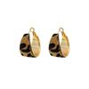 Fashion Sexy Leopard Geometric Circle Studs Earrings Women's Autumn Winter Accessories Personalization Jewerly Party Gift